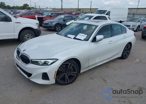 2024 BMW 330I из США, поврежденный, VIN 3MW69FF02R8E29828